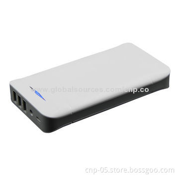 High-capacity Power Bank with Triple USB, 16,400mAh CapacityNew